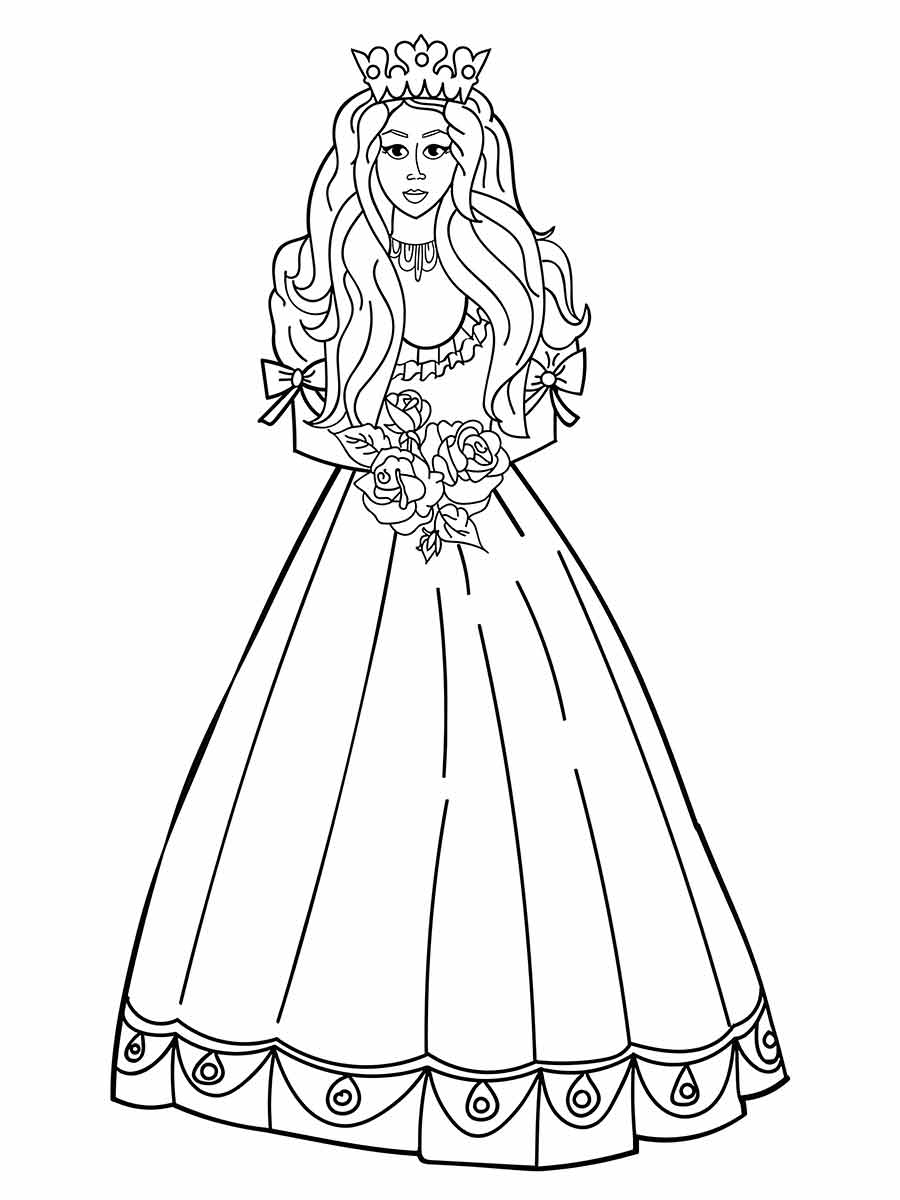 Princesses coloring page (13)