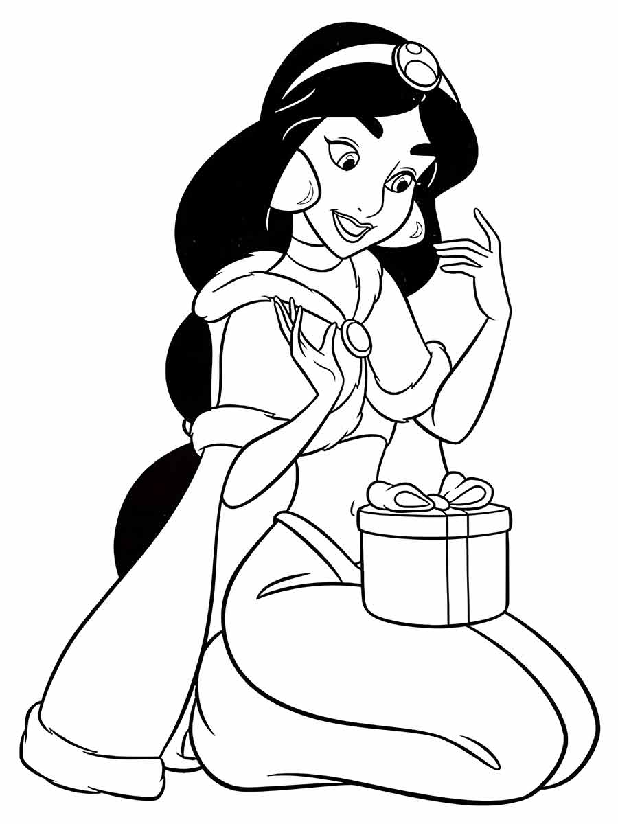 Princesses coloring page (4)