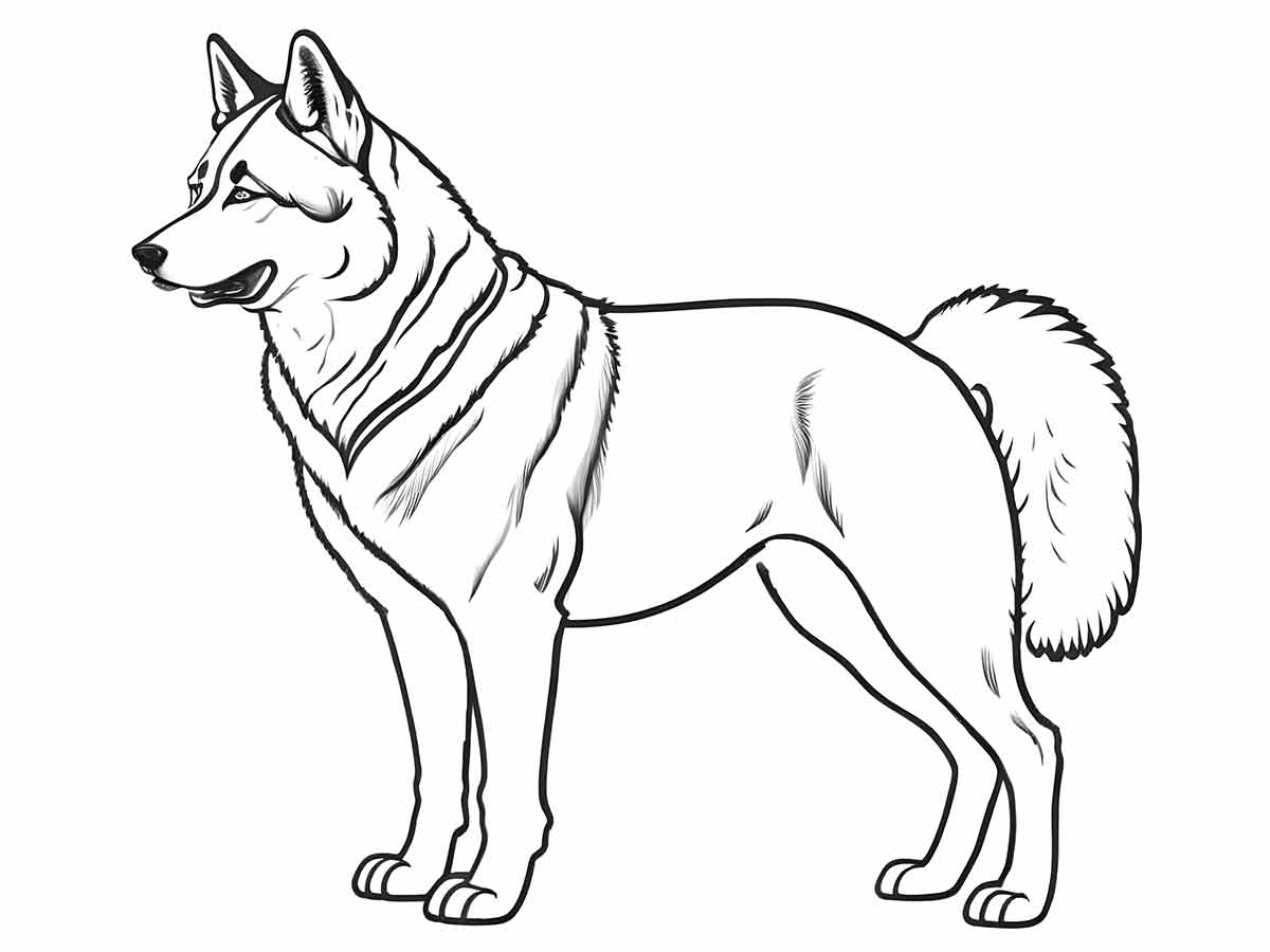 Puppies coloring page (1)