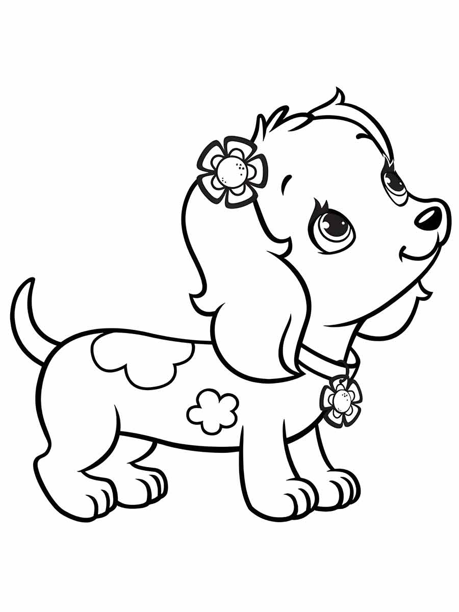 Puppies coloring page (15)