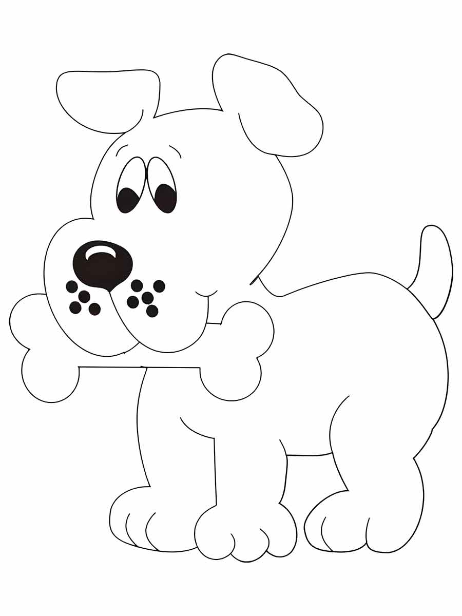 Puppies coloring page (19)