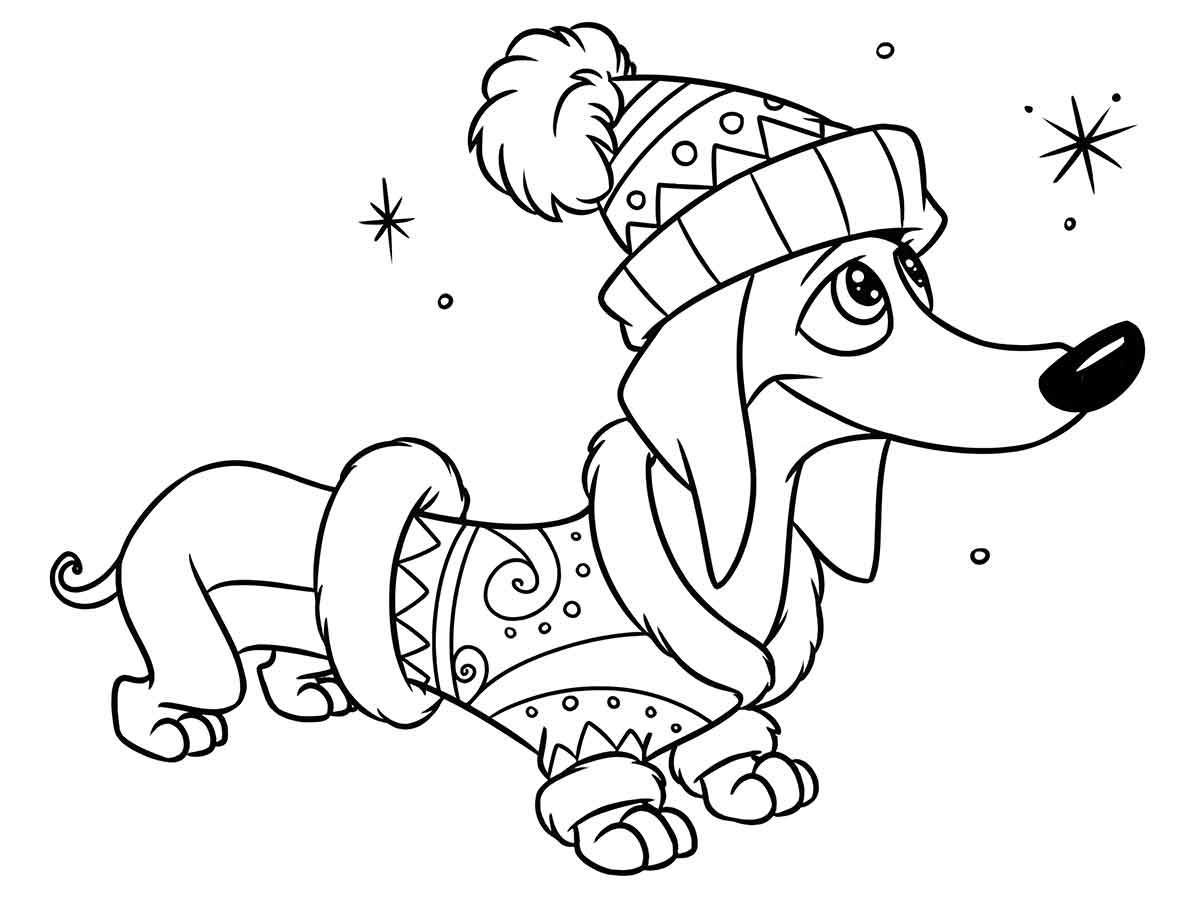 Puppies coloring page (29)