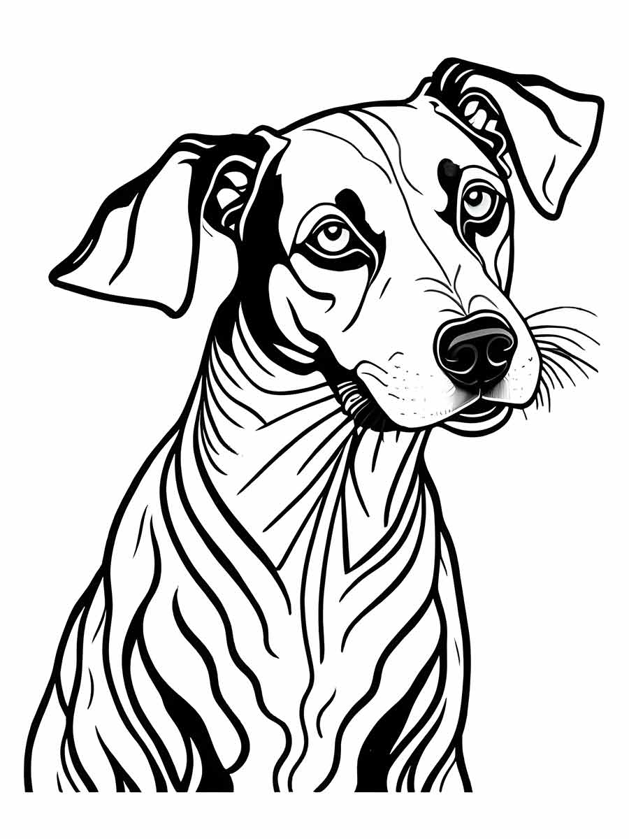 Puppies coloring page (3)