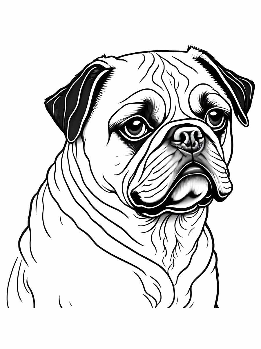 Puppies coloring page (31)