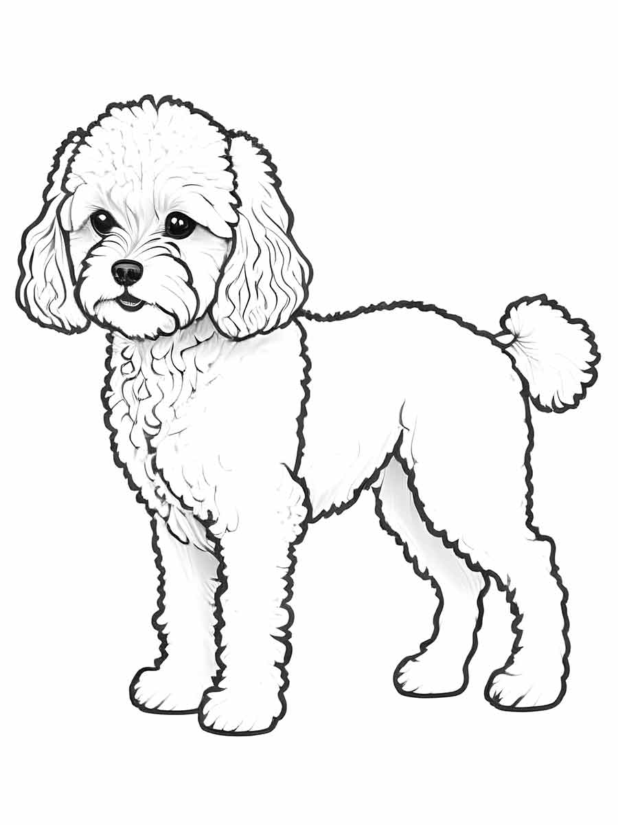 Puppies coloring page (5)