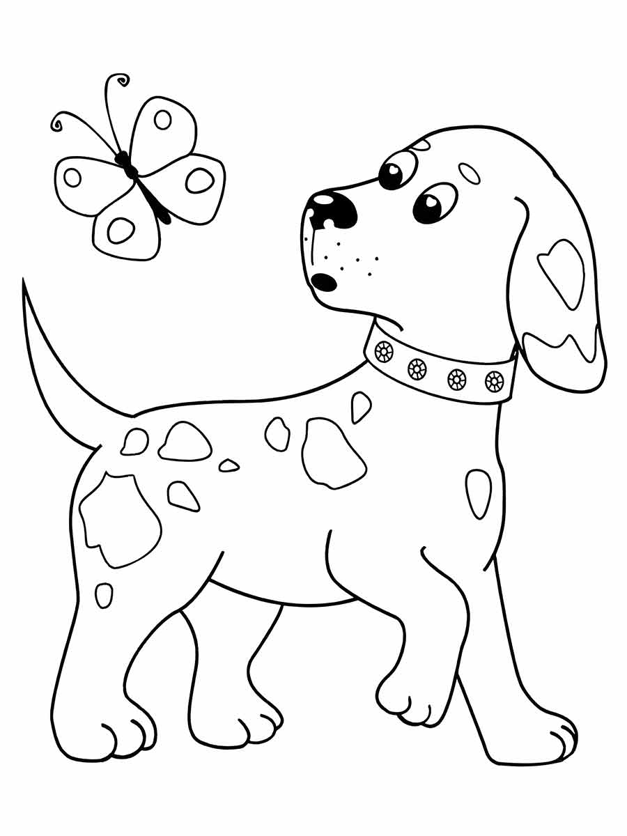 Puppies coloring page (54)