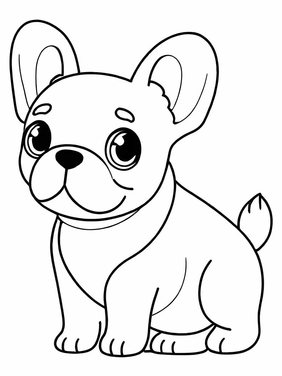 Puppies coloring page (55)