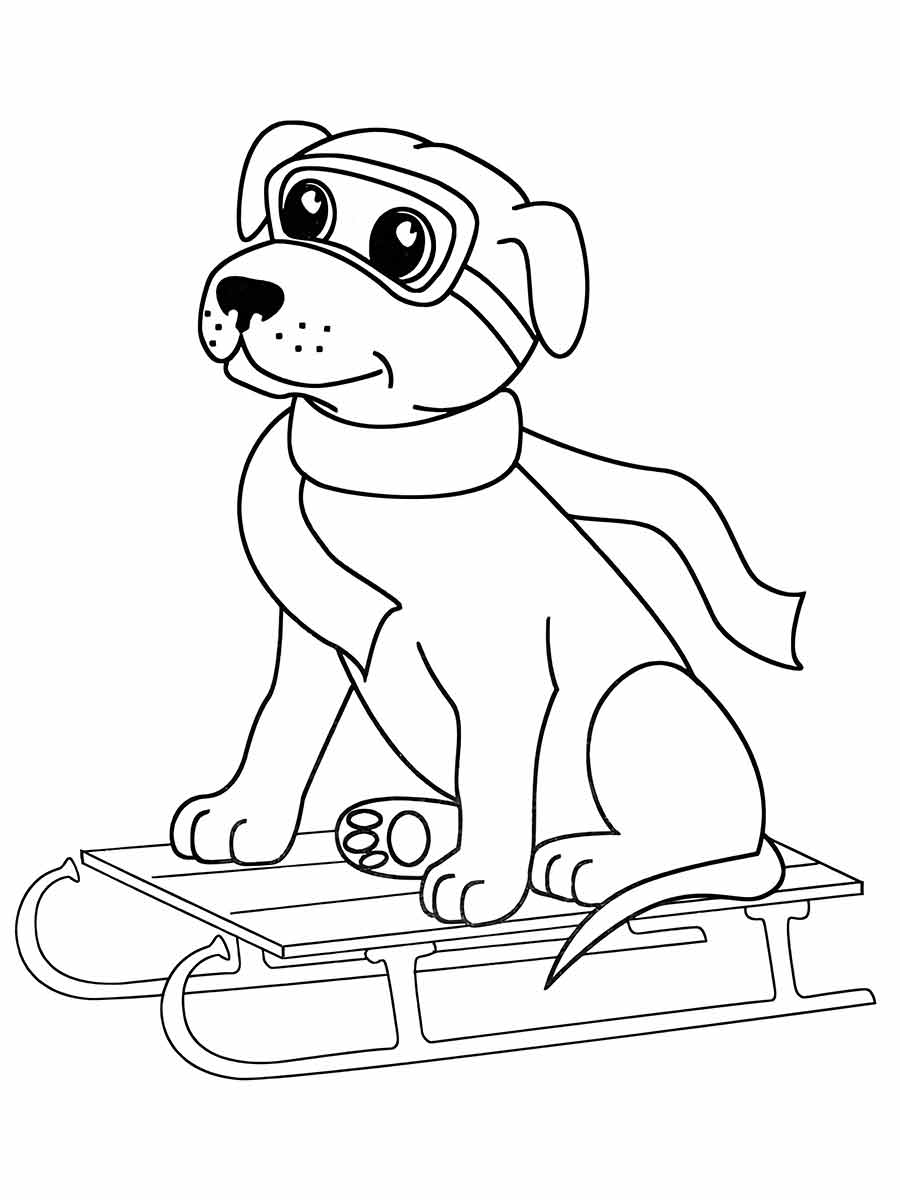 Puppies coloring page (56)