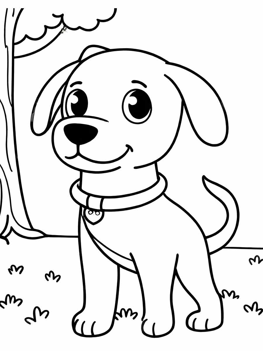 Puppies coloring page (57)