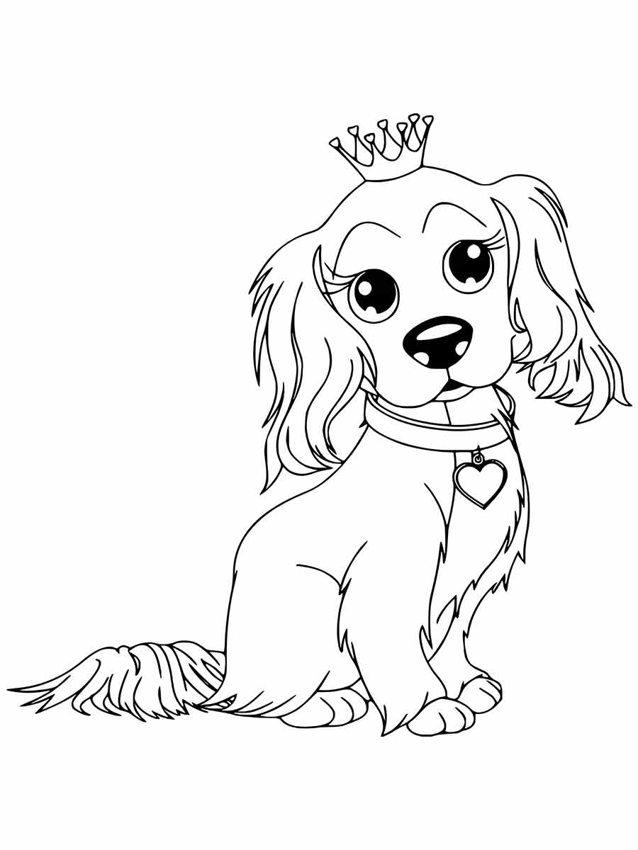 Puppies coloring page (60)