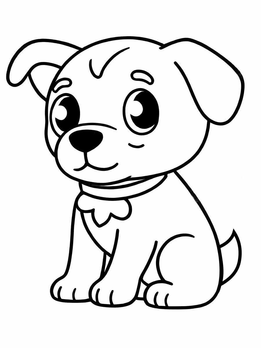 Puppies coloring page (63)