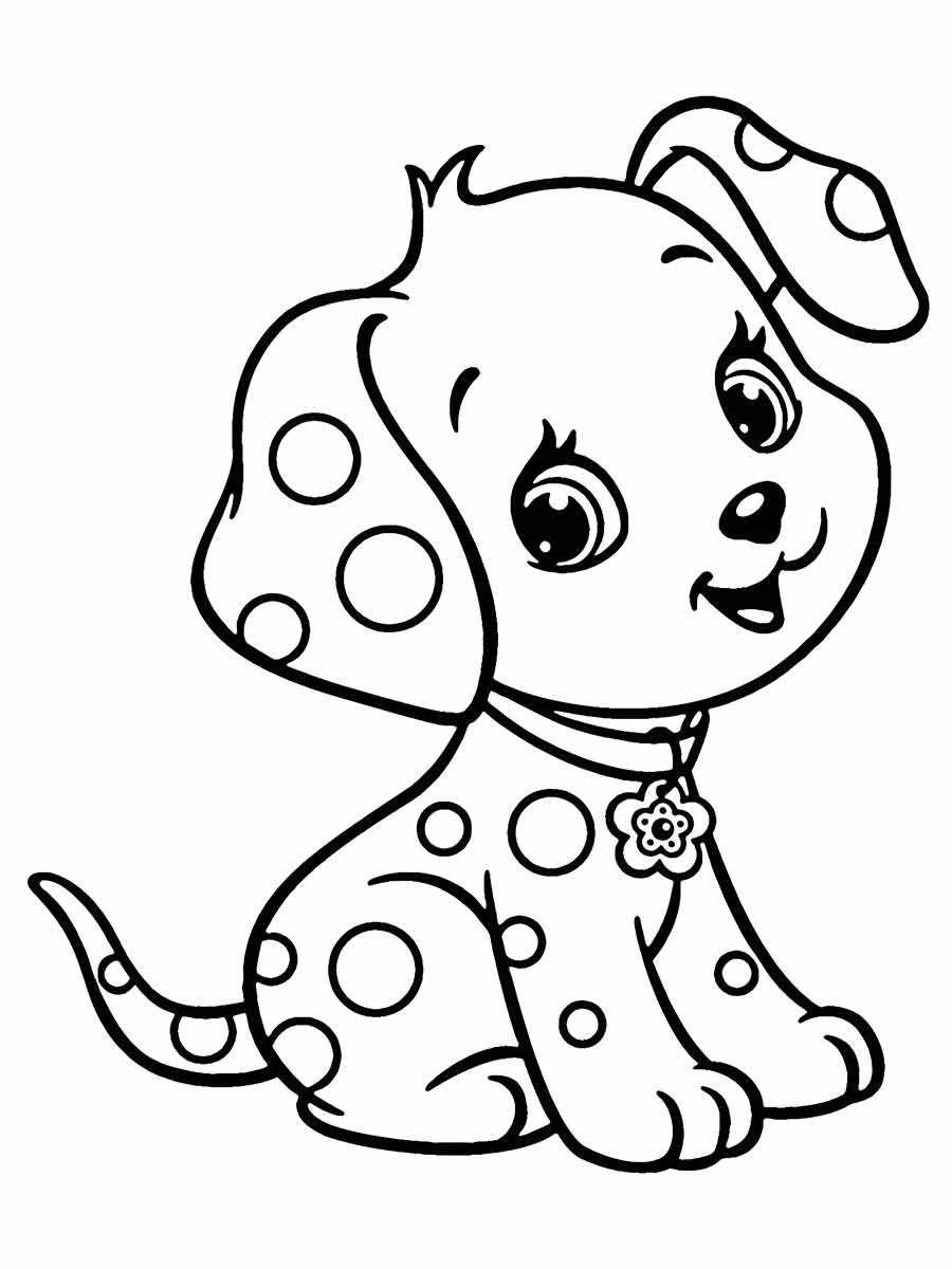 Puppies coloring page (70)