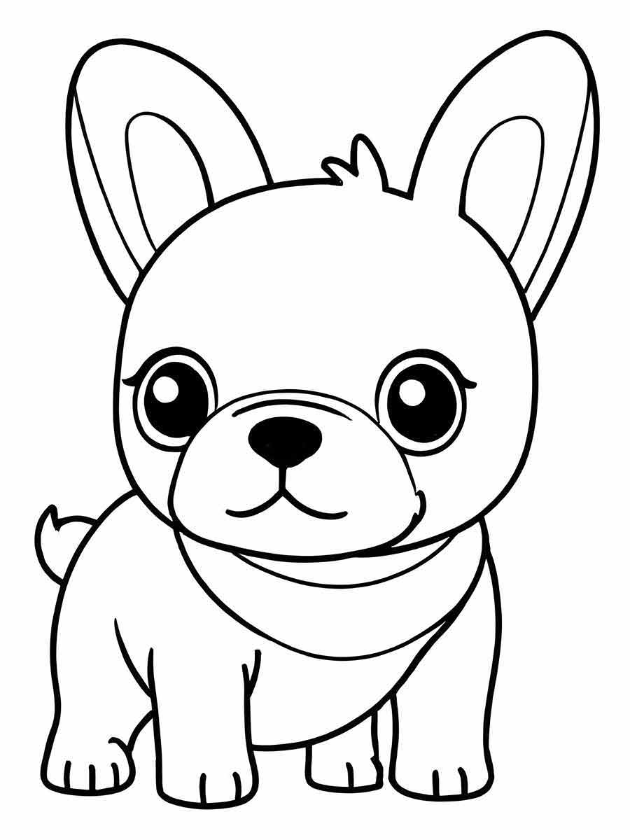 Puppies coloring page (72)