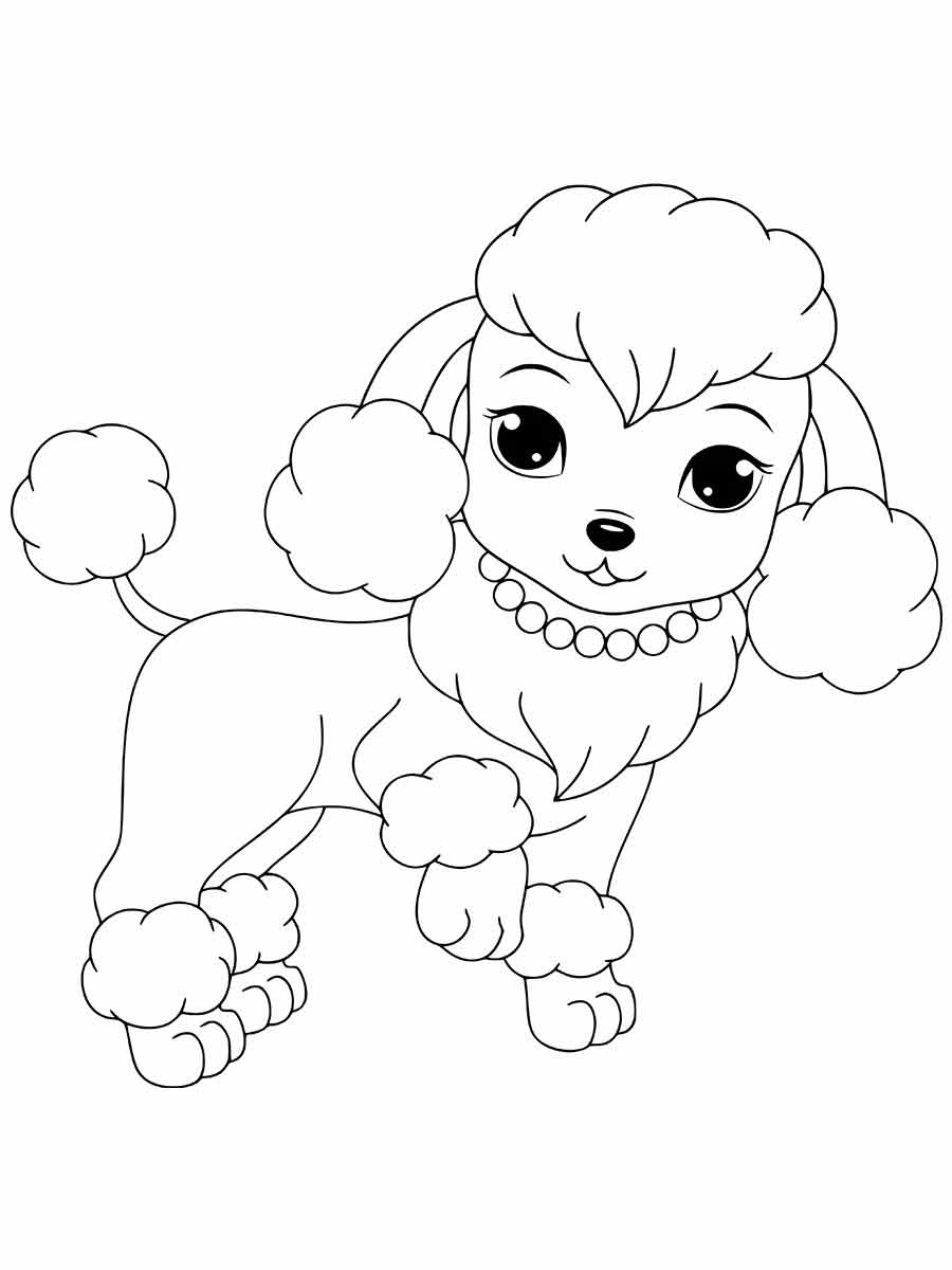 Puppies coloring page (74)