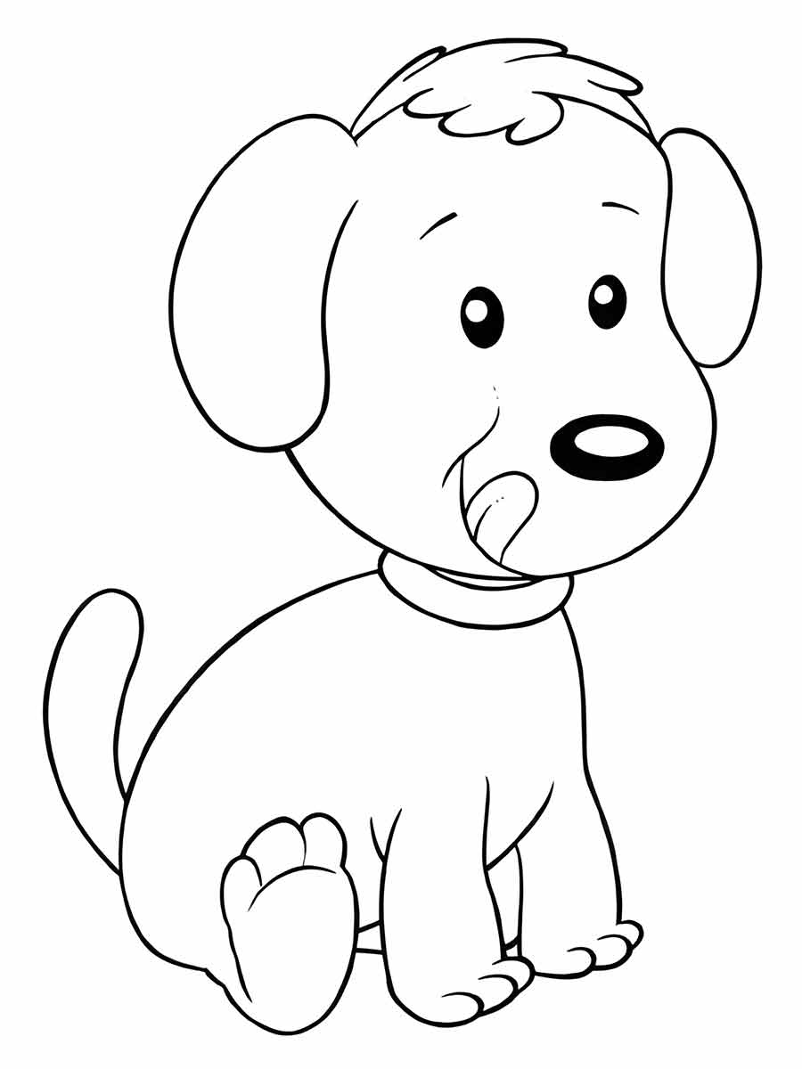 Puppies coloring page (75)