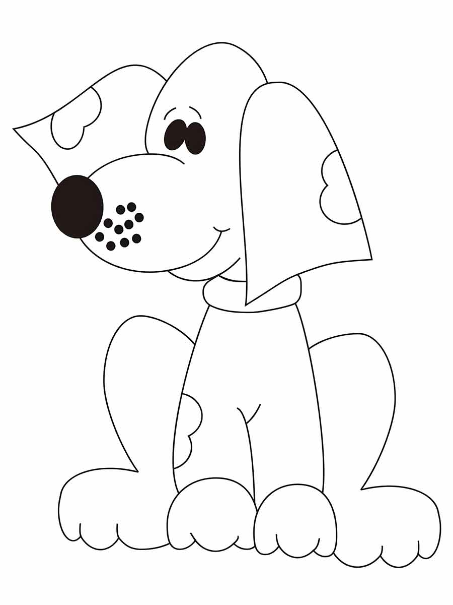 Puppies coloring page (76)