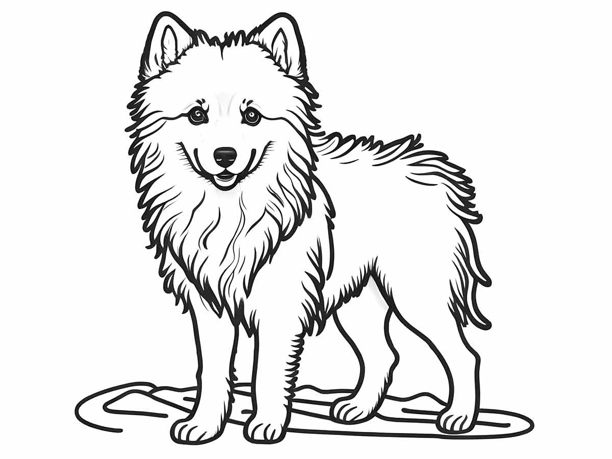 Puppies coloring page (81)