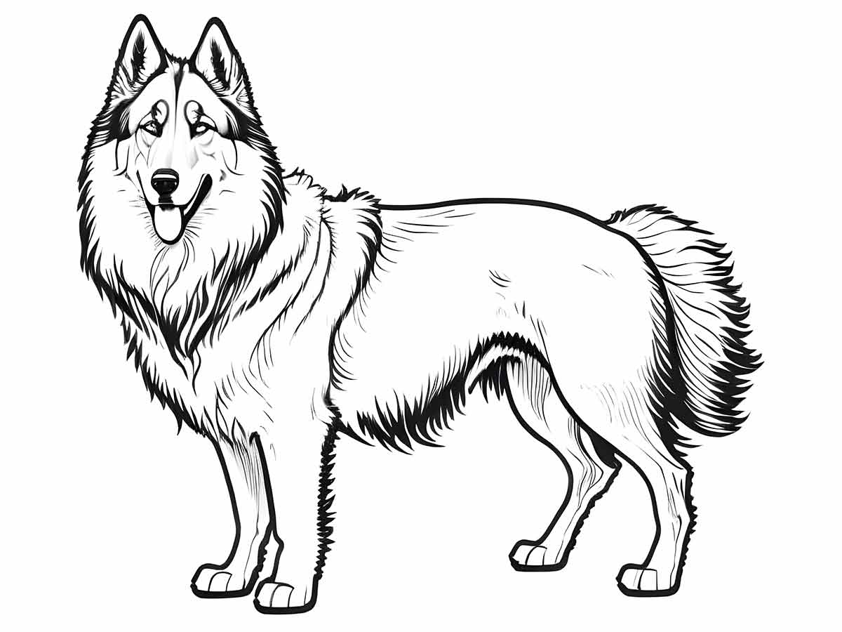 Puppies coloring page (87)