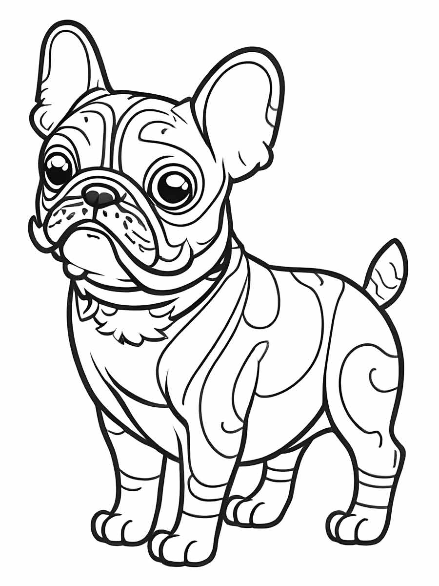 Puppies coloring page (90)