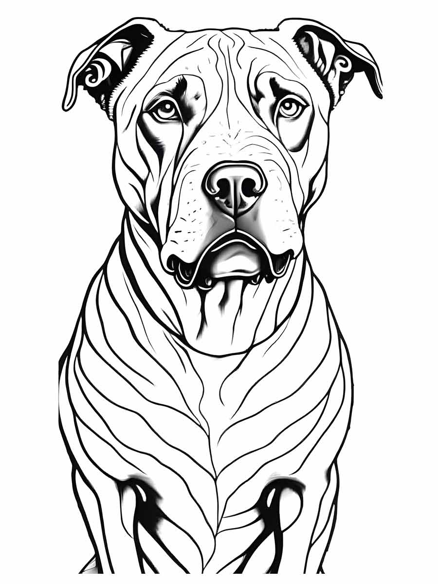 Puppies coloring page (93)