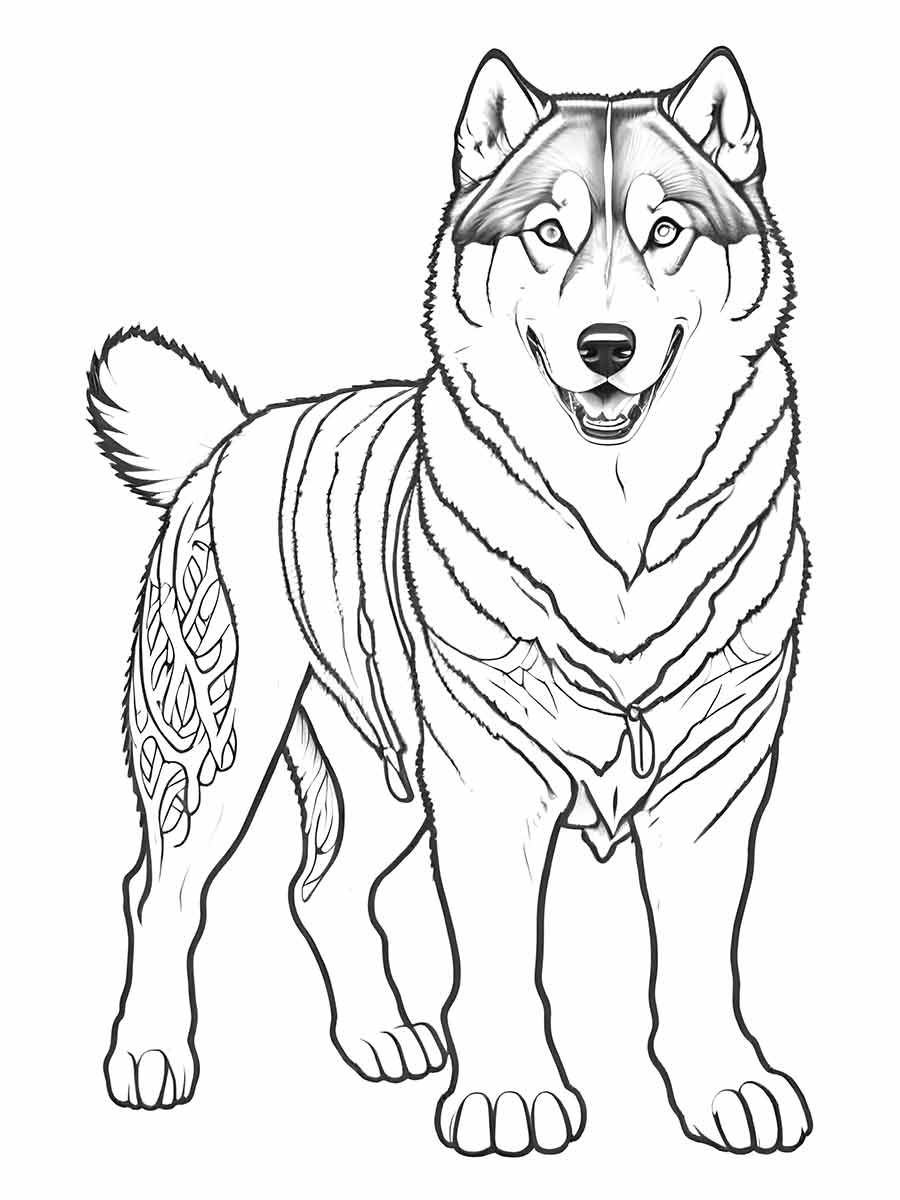 Puppies coloring page (95)