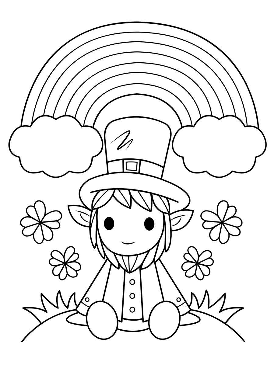 Rainbow coloring page (14)