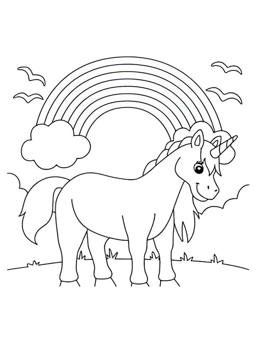 Rainbow coloring page (16)