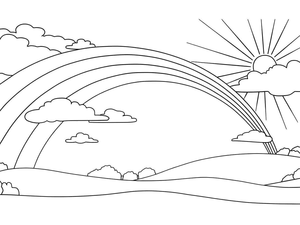 Rainbow coloring page (20)