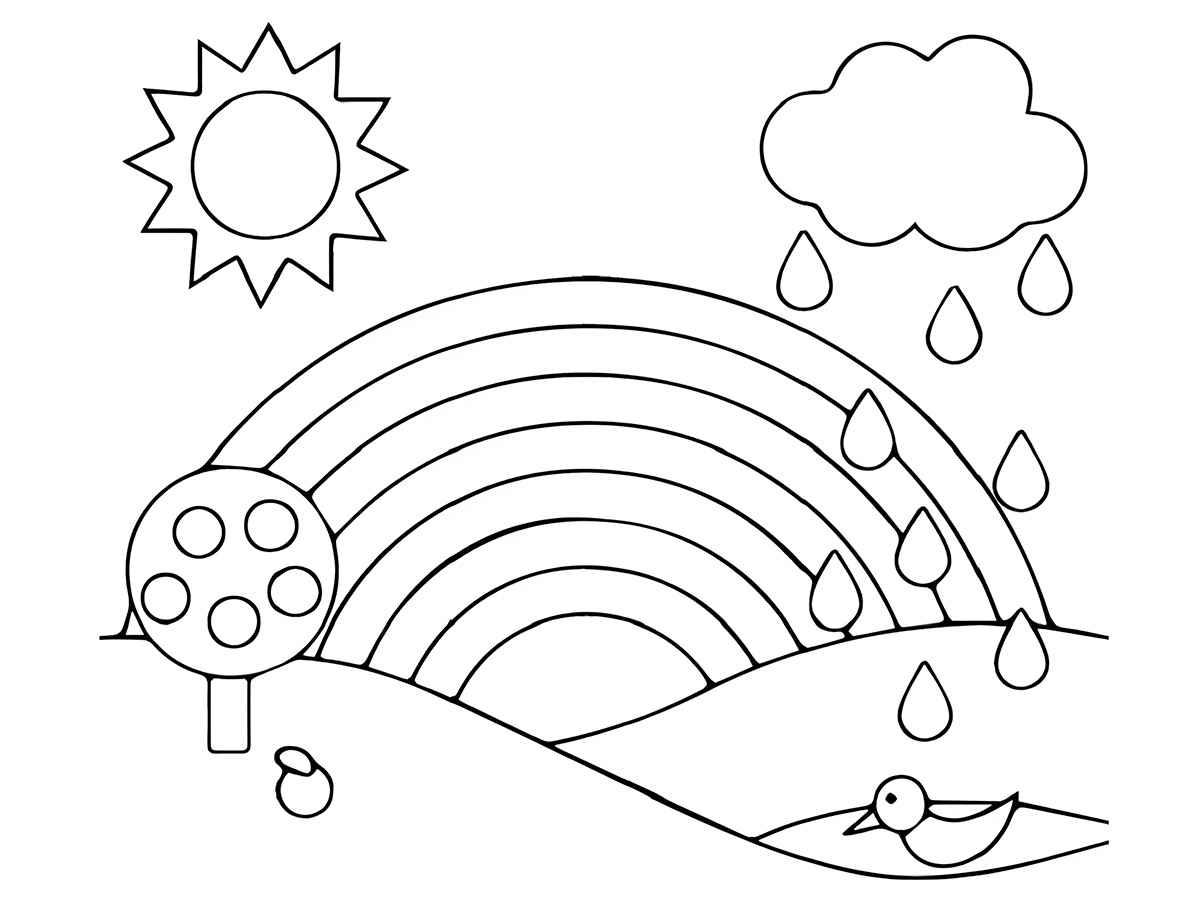 Rainbow coloring page (22)