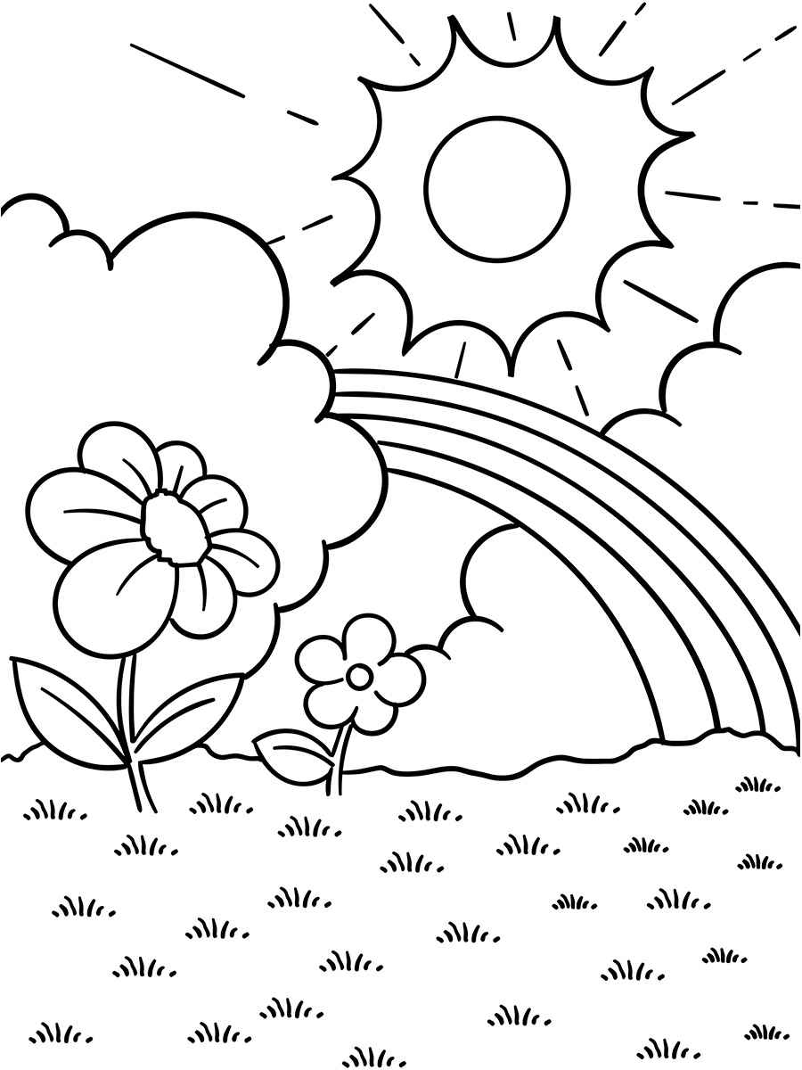 Rainbow coloring page (24)