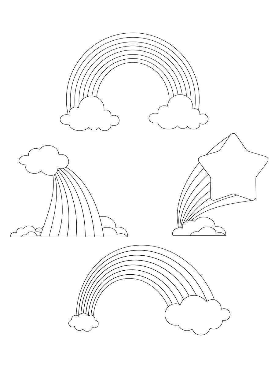 Rainbow coloring page (28)