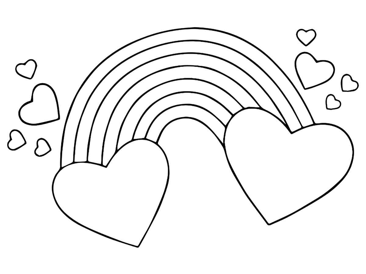 Rainbow coloring page (43)