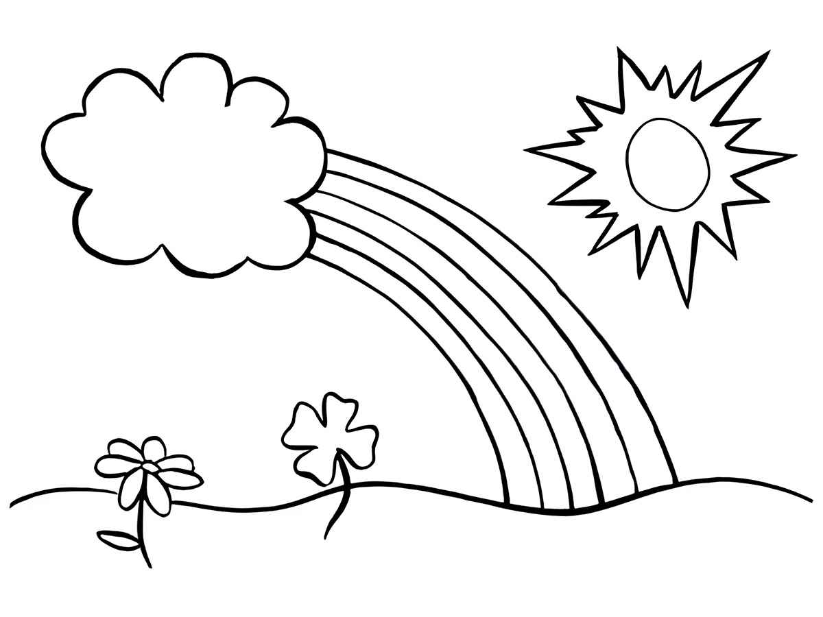 Rainbow coloring page (50)