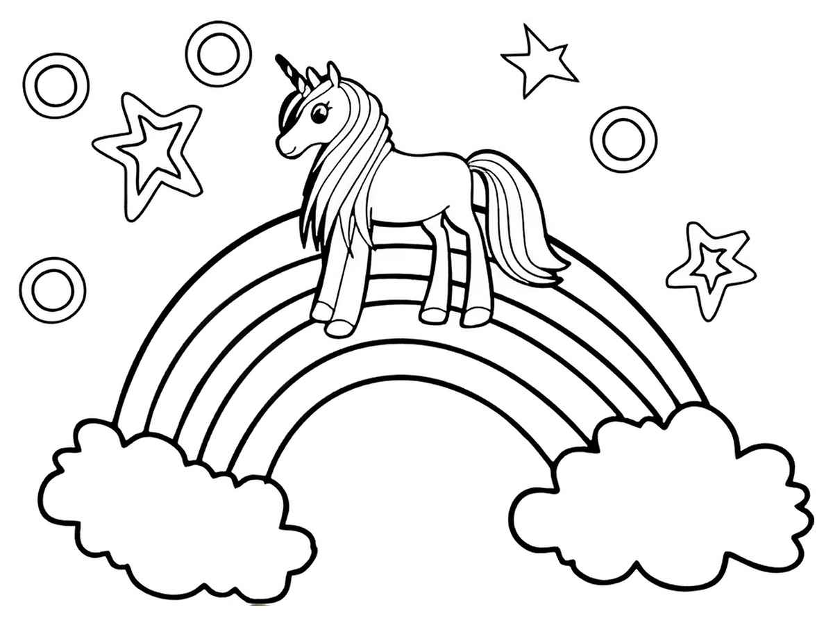 Rainbow coloring page (54)