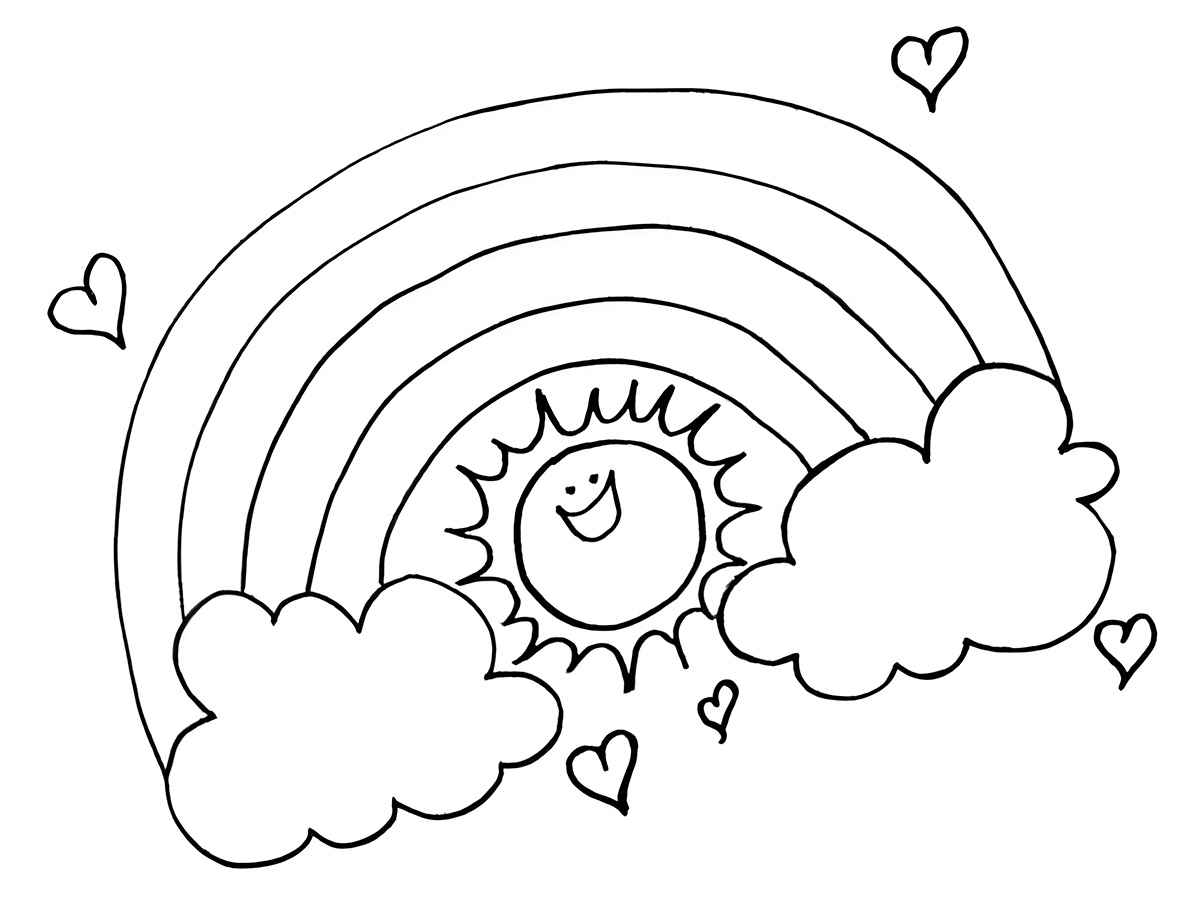 Rainbow coloring page (64)