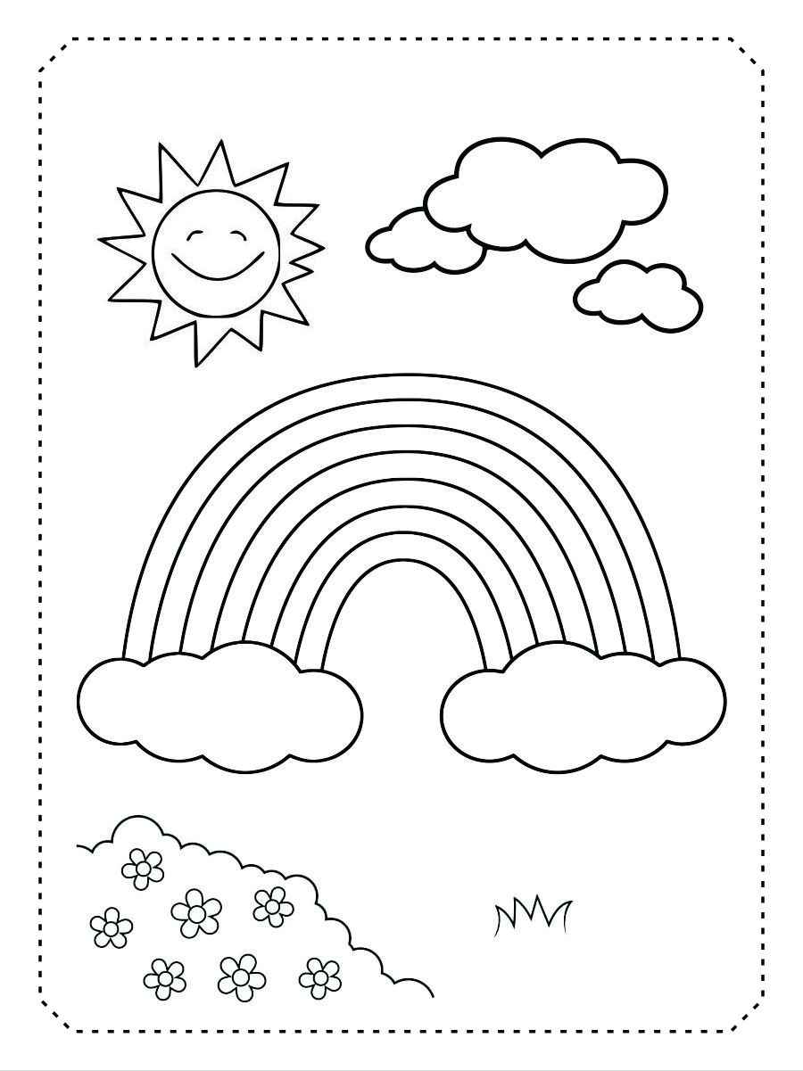 Rainbow coloring page (66)