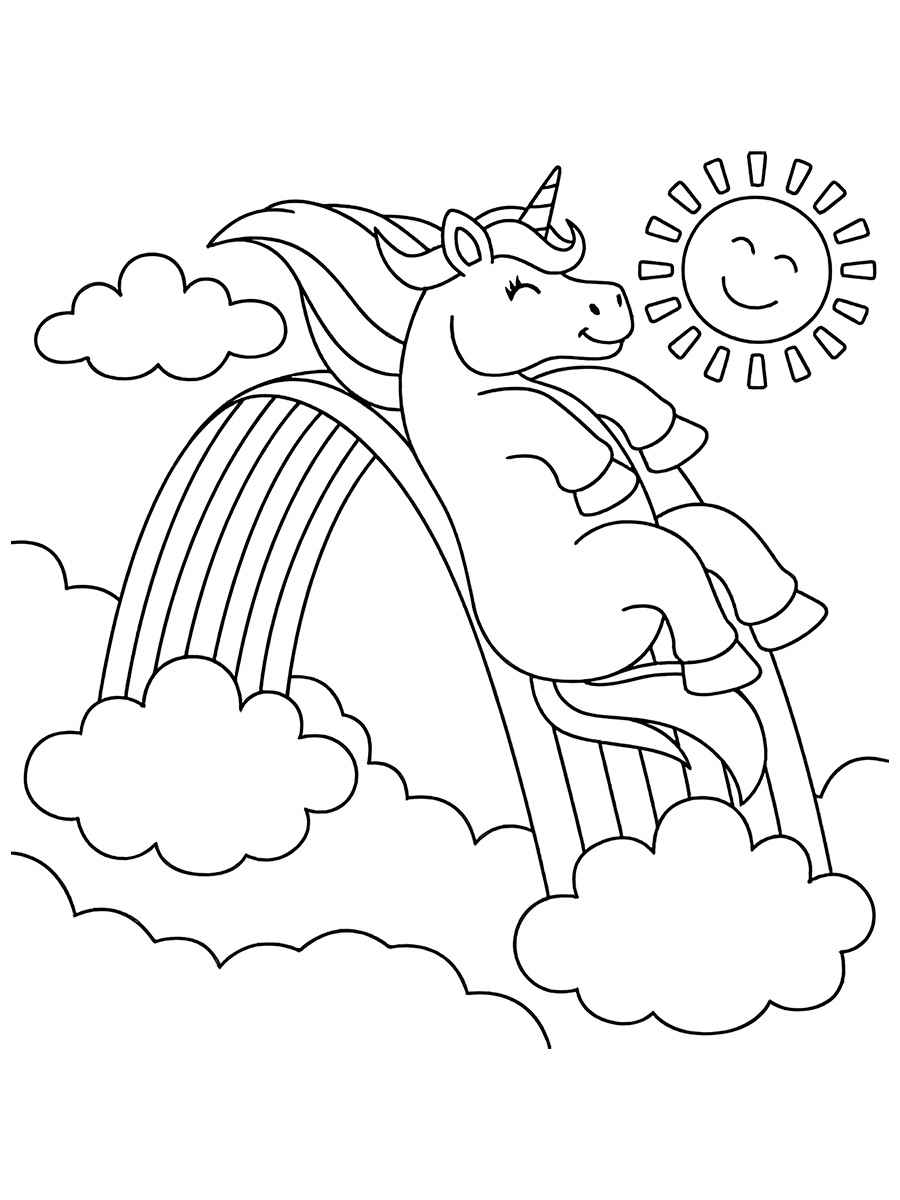 Rainbow coloring page (9)