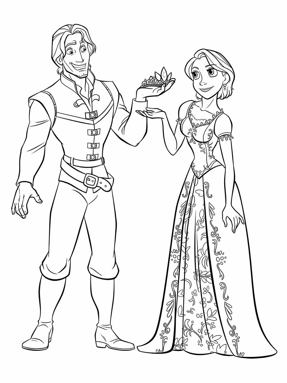 Rapunzel coloring page (10)