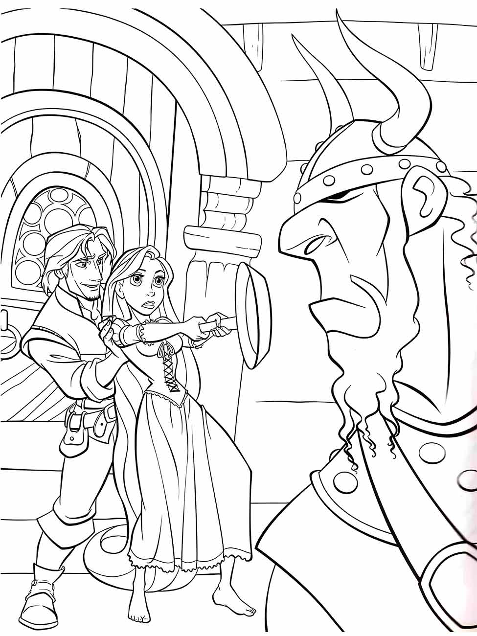 Rapunzel coloring page (11)