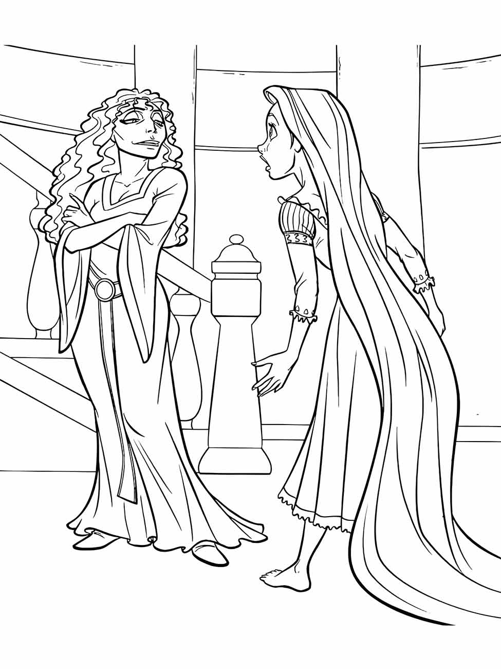 Rapunzel coloring page (14)