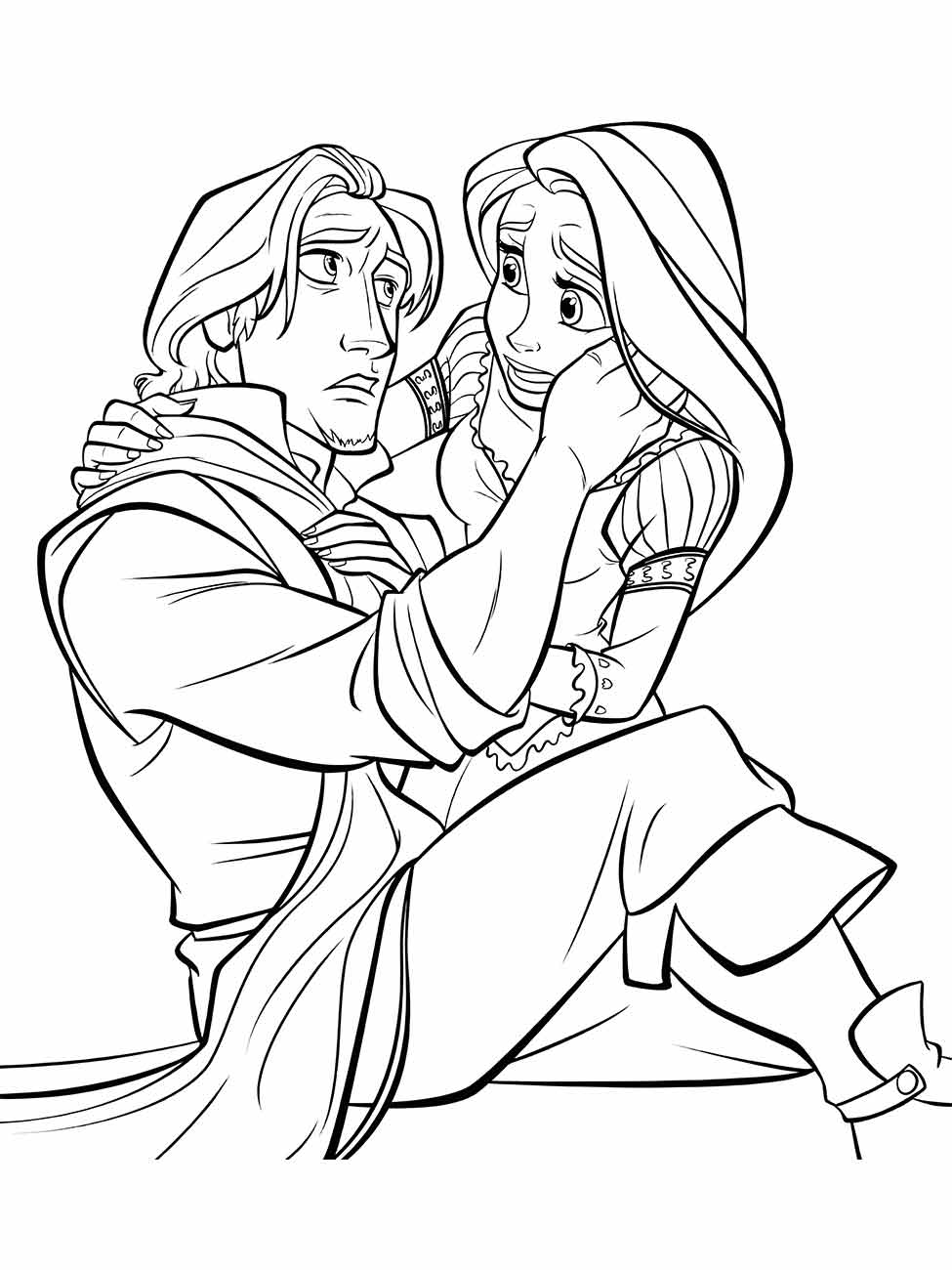 Rapunzel coloring page (15)