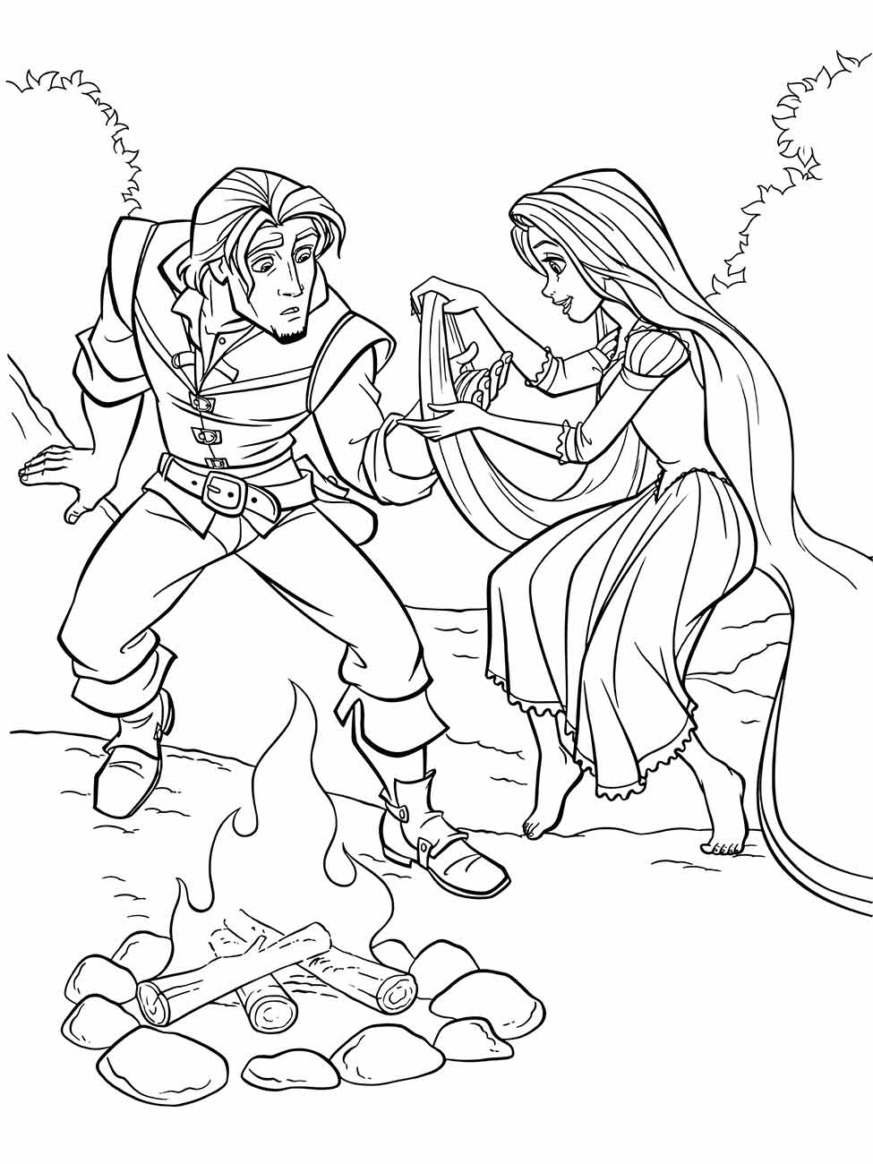 Rapunzel coloring page (16)