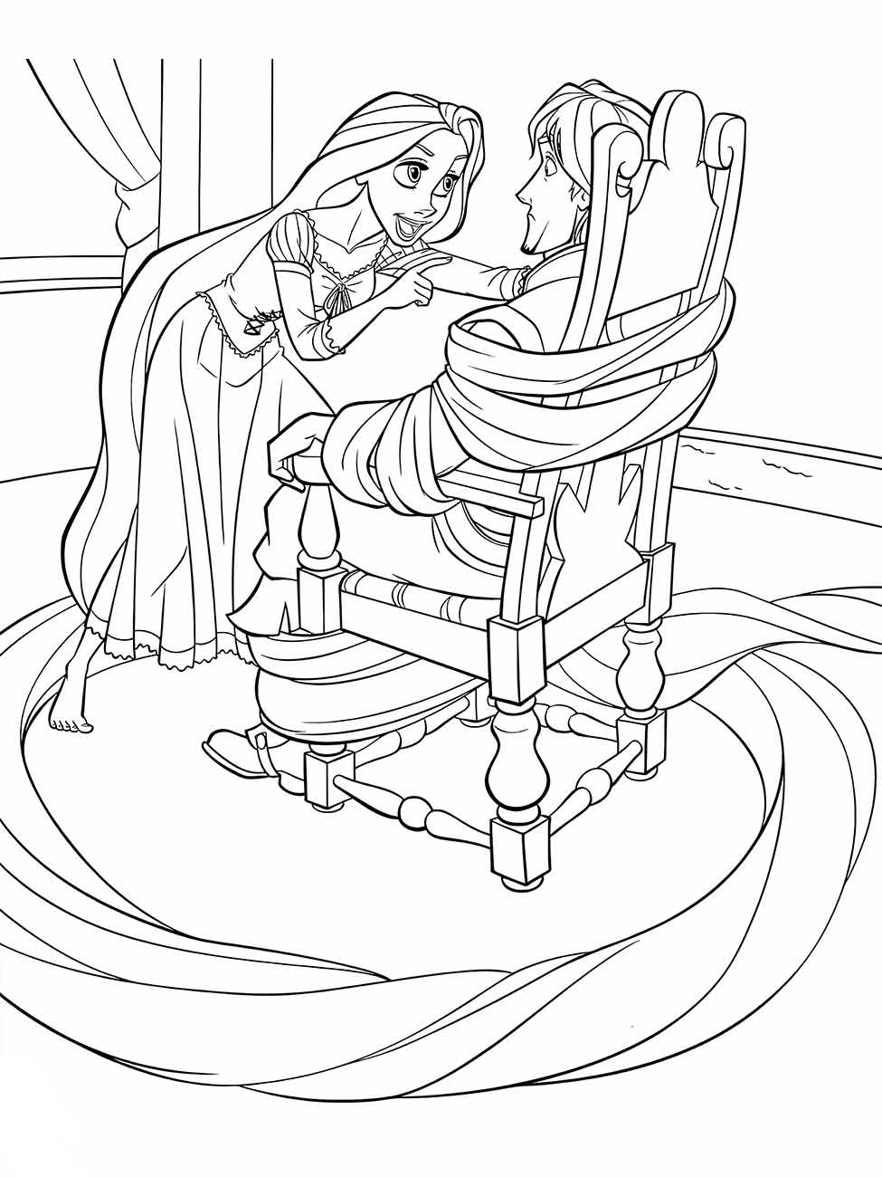 Rapunzel coloring page (17)