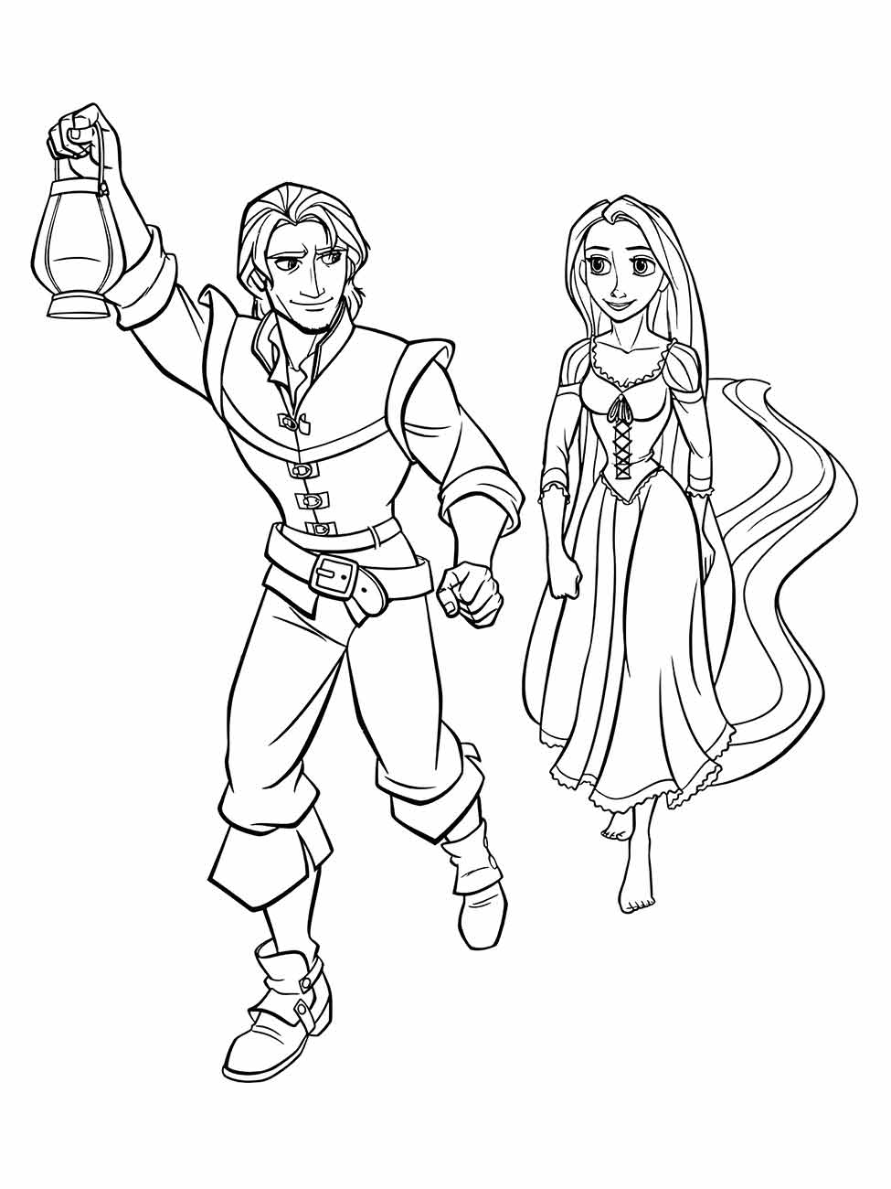 Rapunzel coloring page (18)