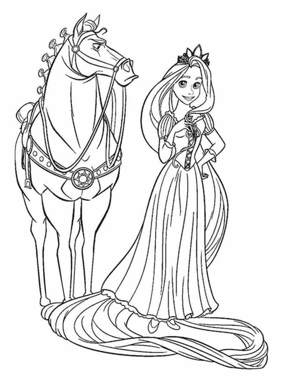 Rapunzel coloring page (21)