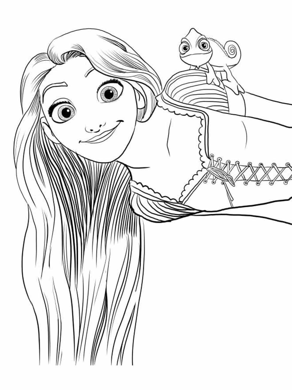 Rapunzel coloring page (23)