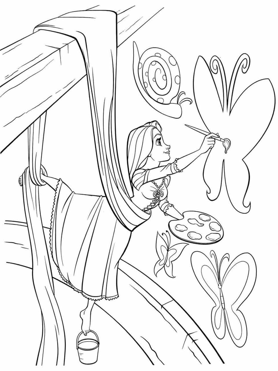 Rapunzel coloring page (24)