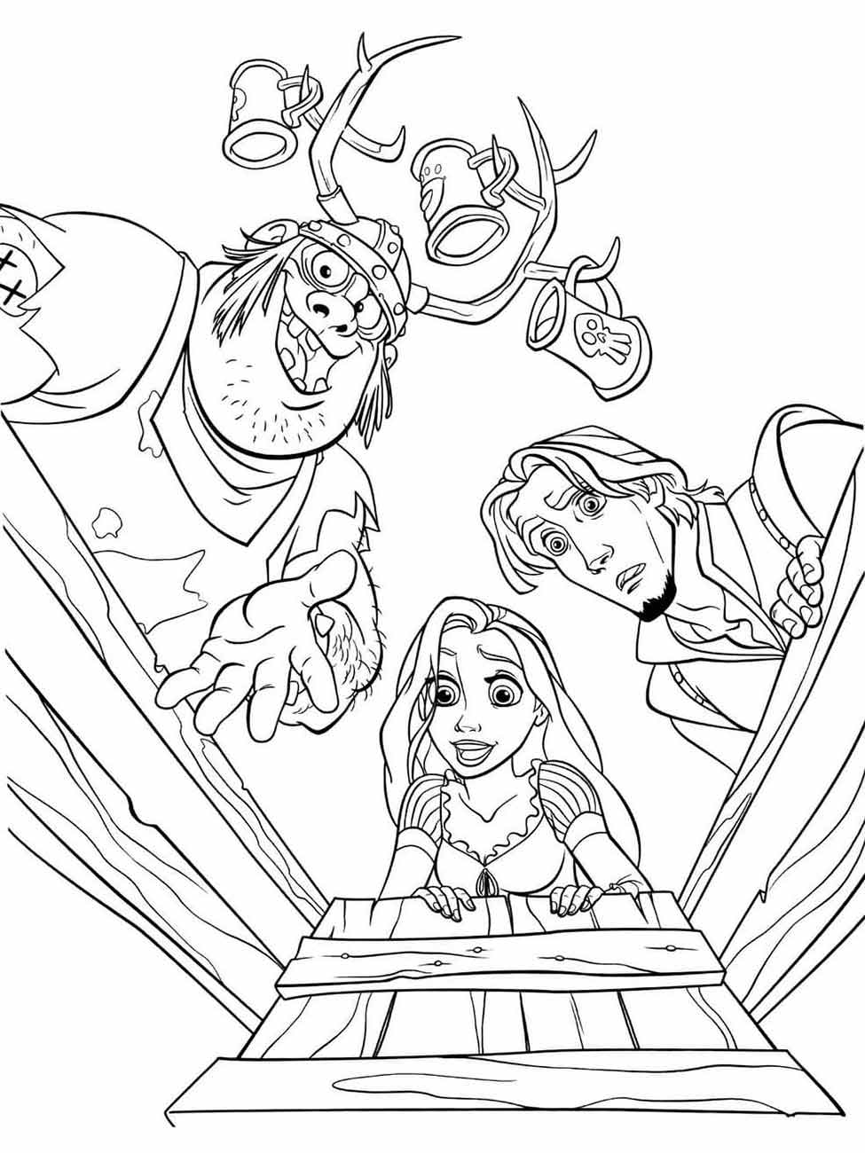 Rapunzel coloring page (25)