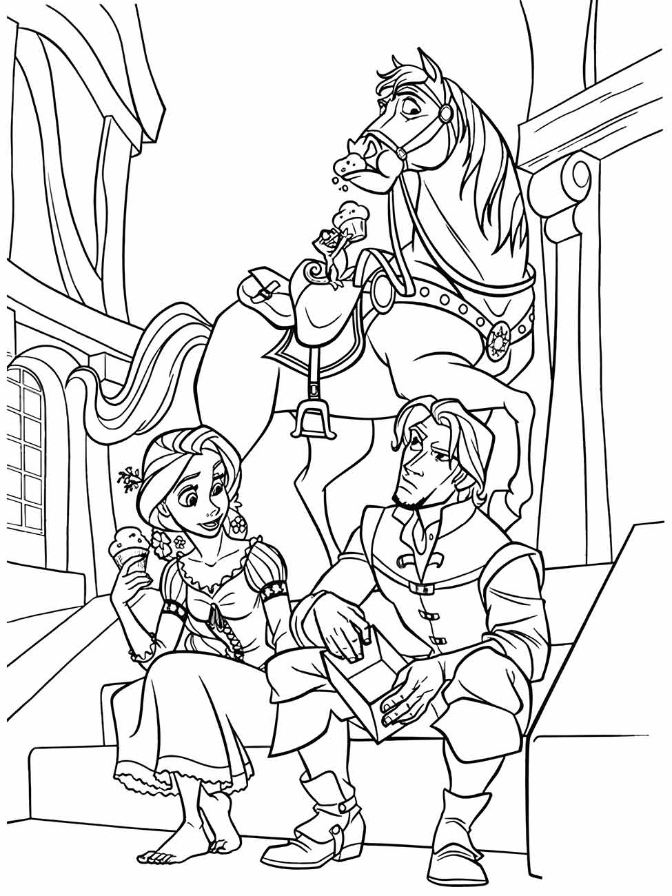 Rapunzel coloring page (32)