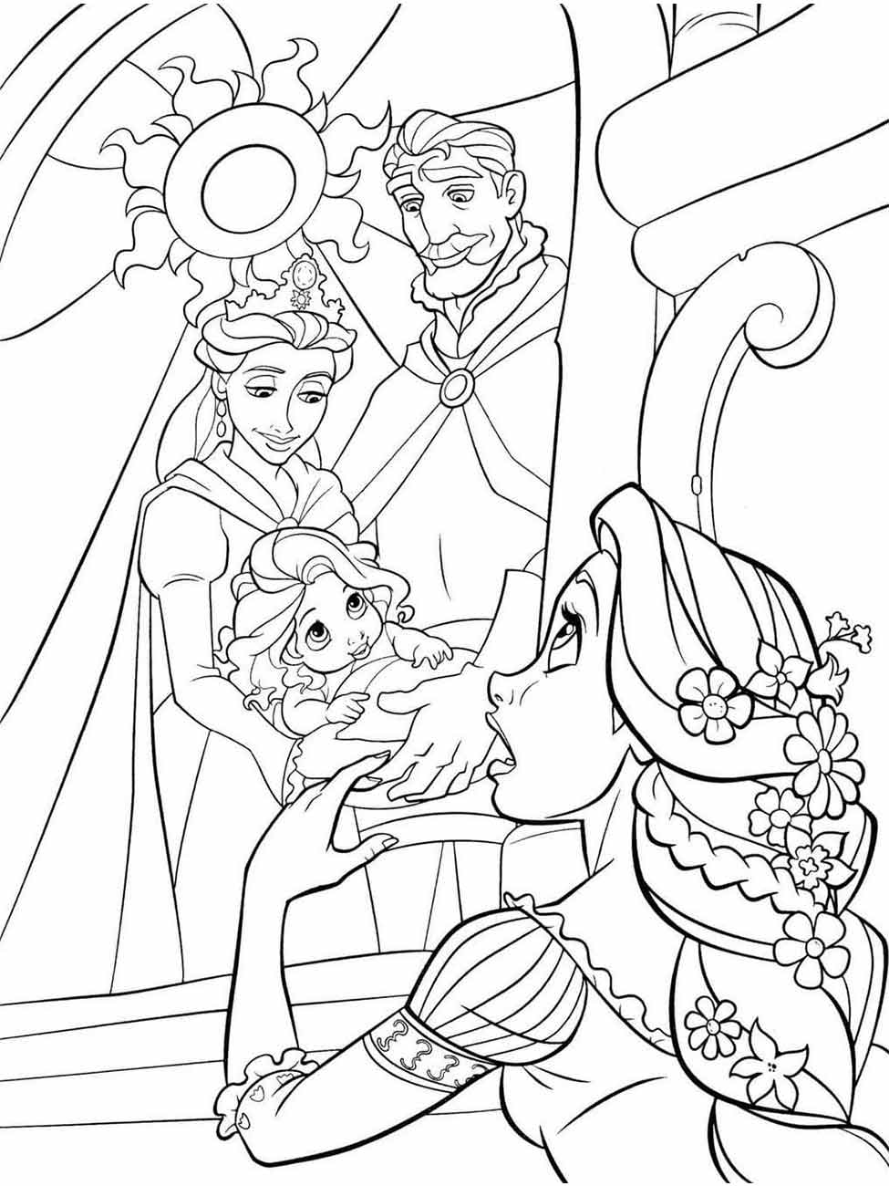 Rapunzel coloring page (34)